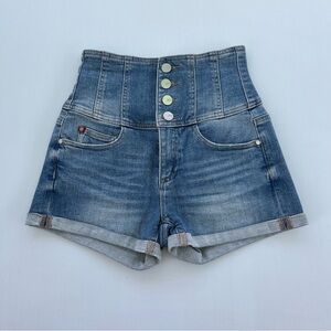 Miss Sixty High Waist Stretch Denim Made in Italy Shorts size 25 / XS